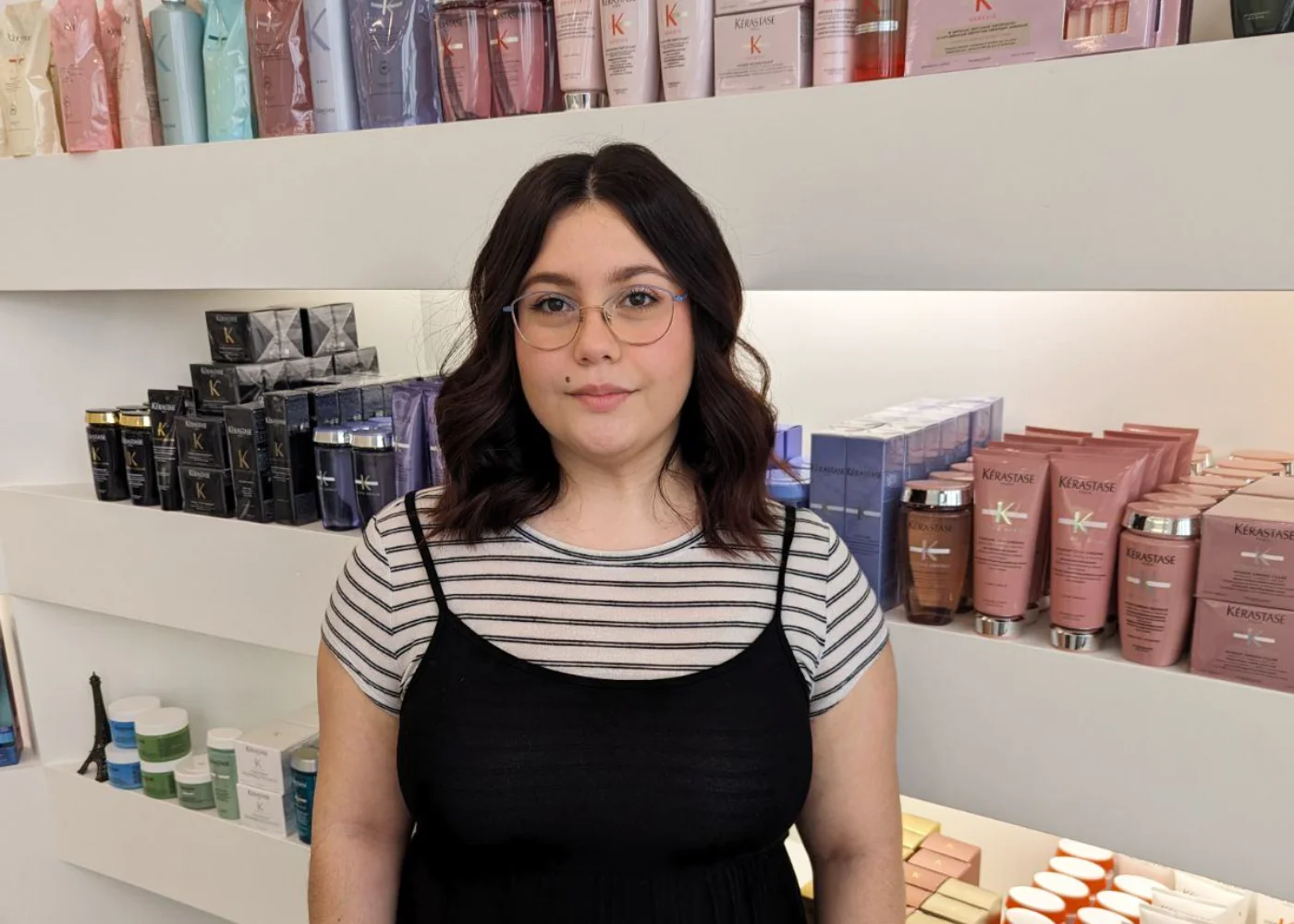 Angelica Fresh & Co. Salons hair stylist at the Ellerslie location.