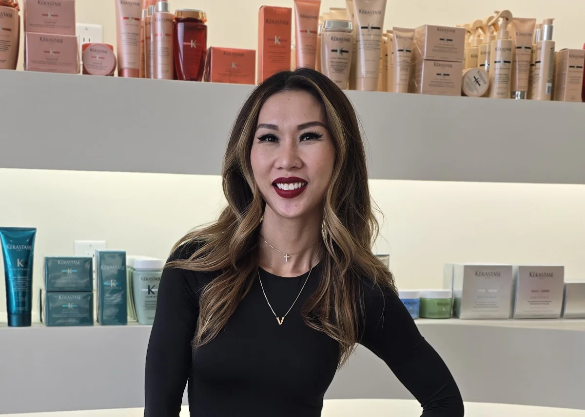 A portrait of Lin, a stylist at Fresh & Co. Salons Mullen Way