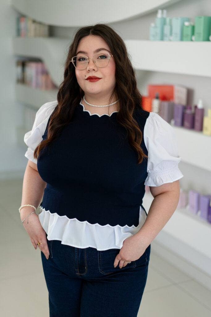 Stylist Angelica Tomm at Fresh & Co. Salons